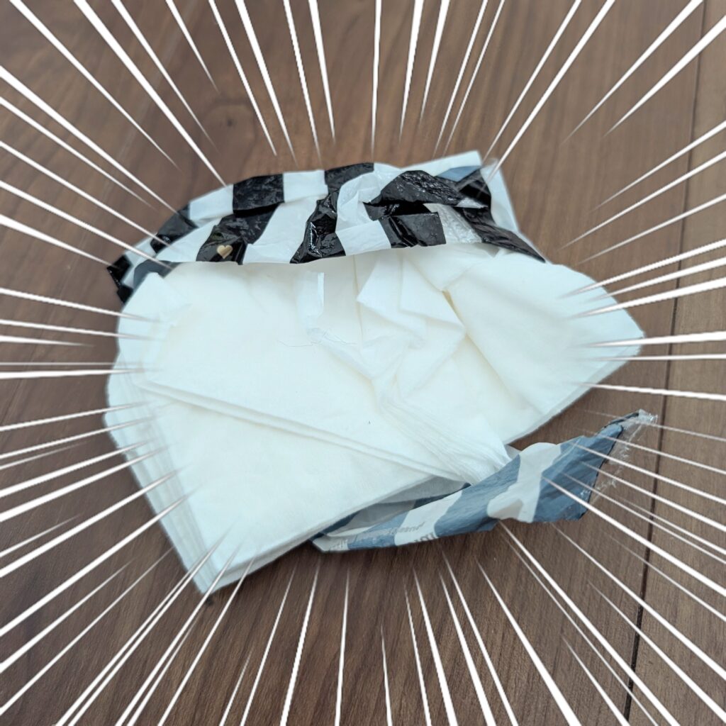 セリアのポケットティッシュ