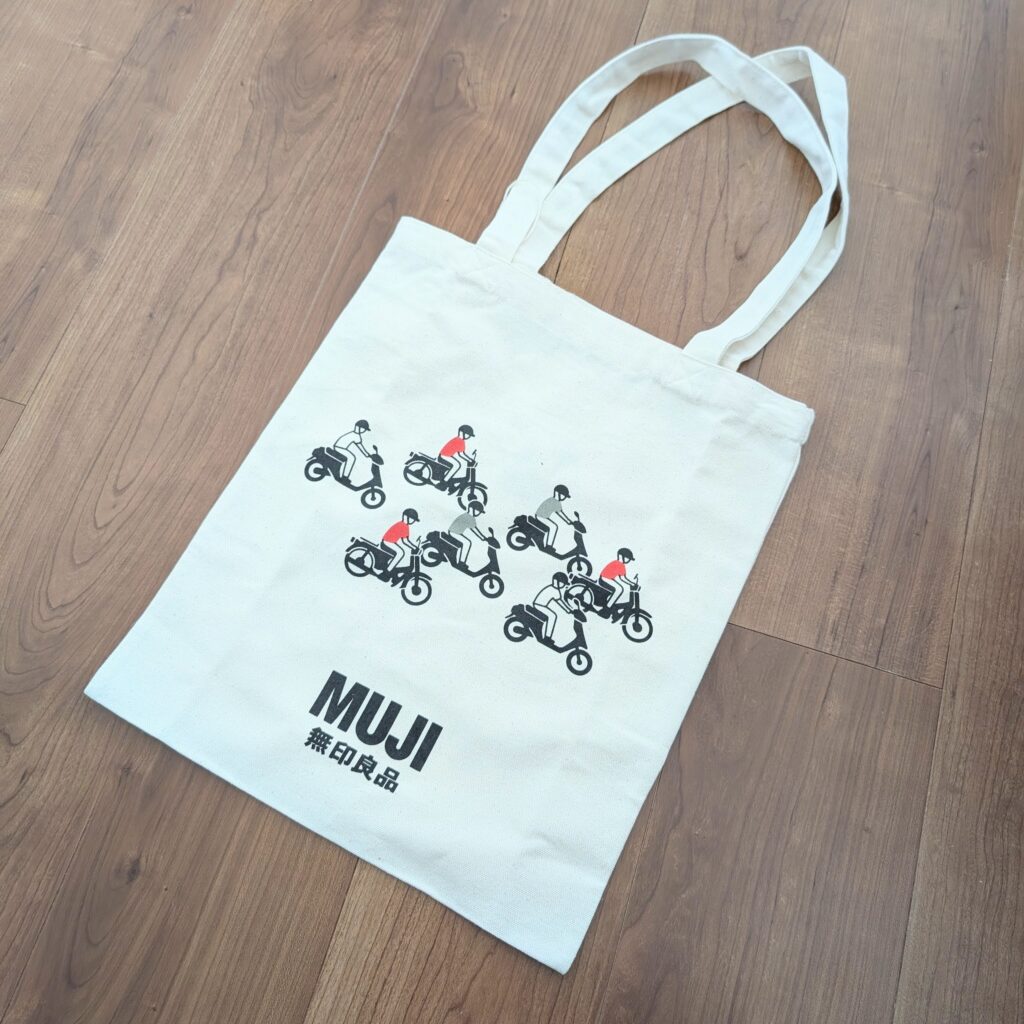 無印良品ベトナム限定トートバッグ バイク柄
