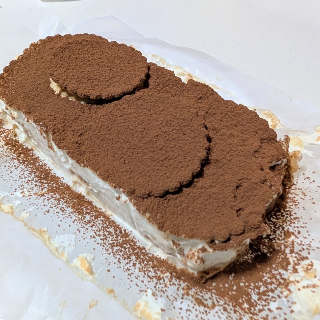ヨーグルトチーズケーキ ティラミス風