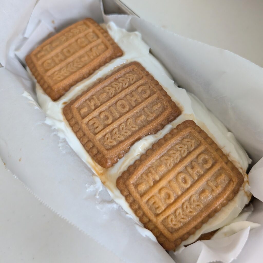 ヨーグルトチーズケーキ ティラミス風