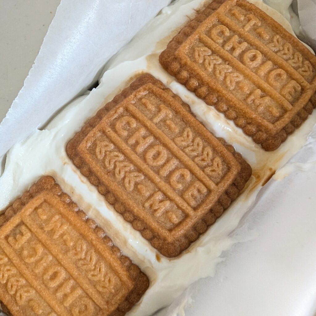 ティラミス風ヨーグルトチーズケーキ チョイス使用