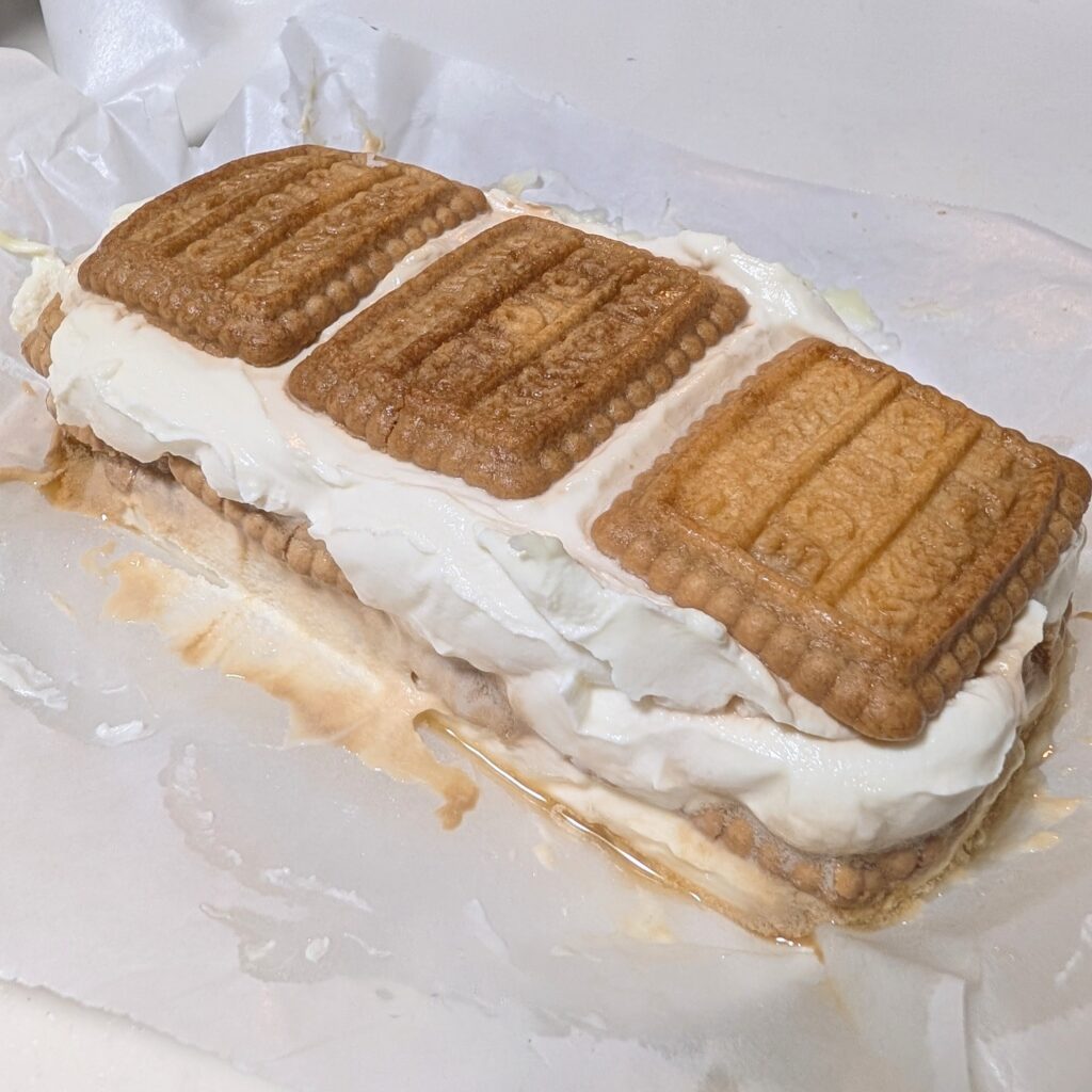 ヨーグルトチーズケーキティラミス風