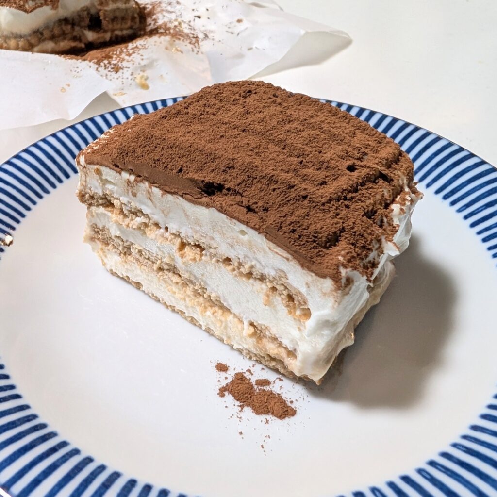 ヨーグルトチーズケーキのティラミス風