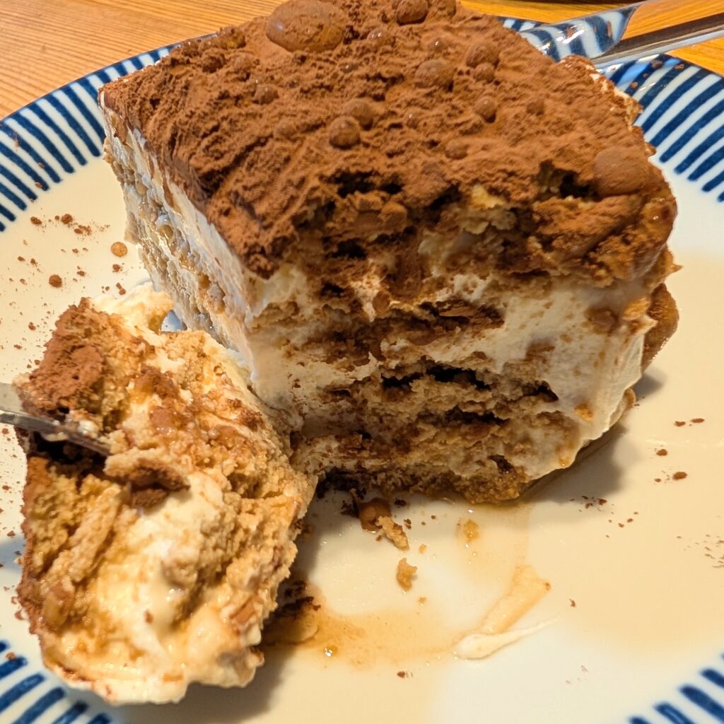 ヨーグルトチーズケーキ ティラミス版