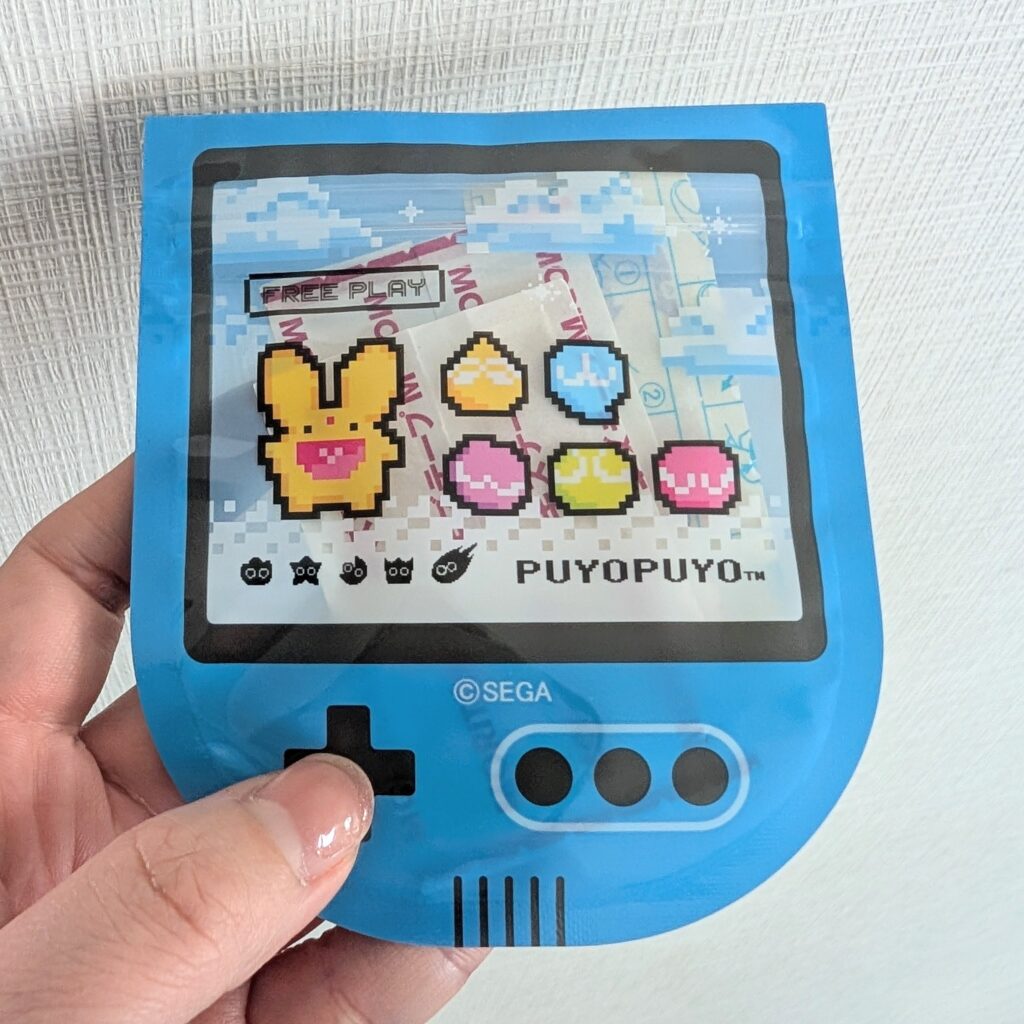 ダイソーぷよぷよ ジッパーバック