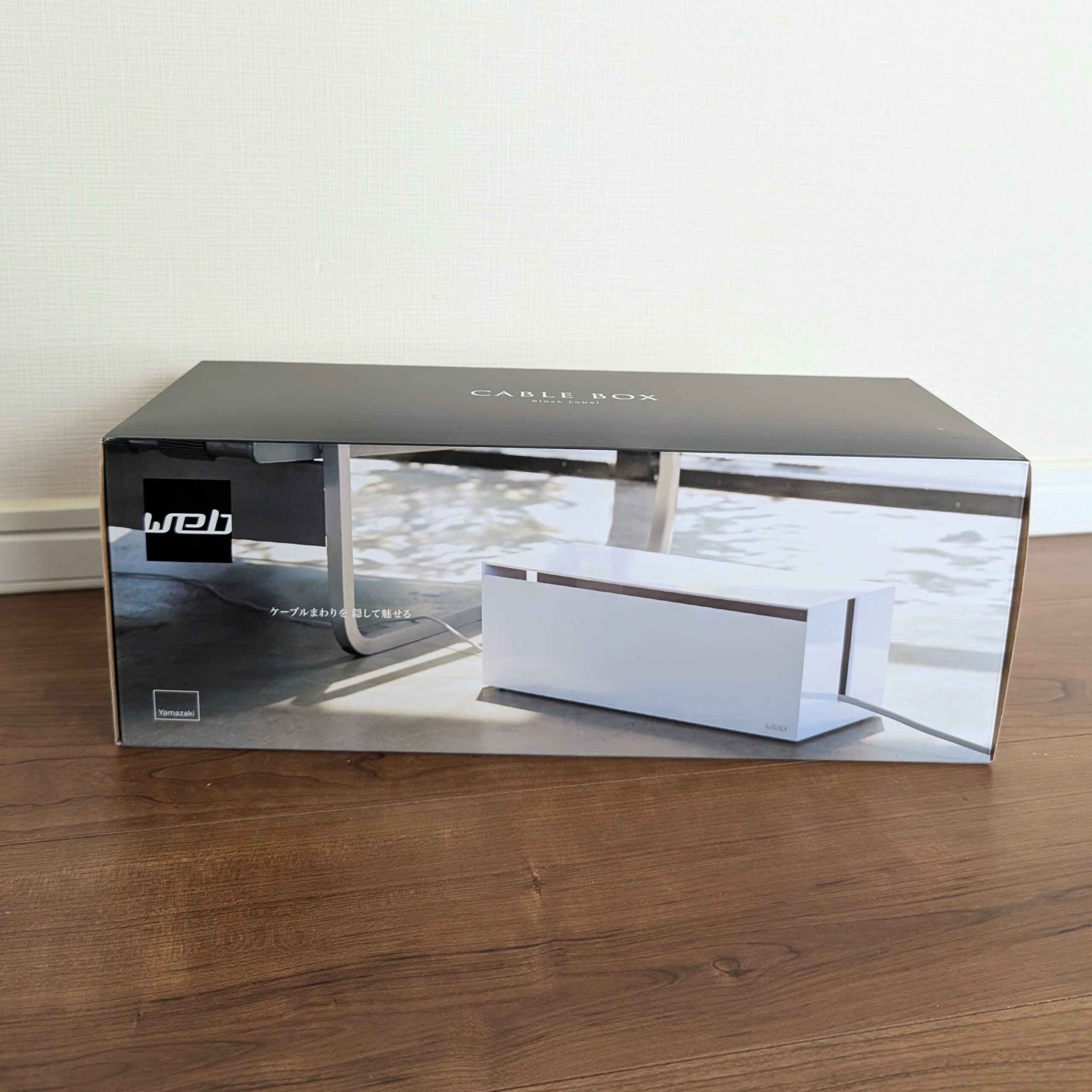 山崎実業ケーブルボックス ウェブL Switch収納