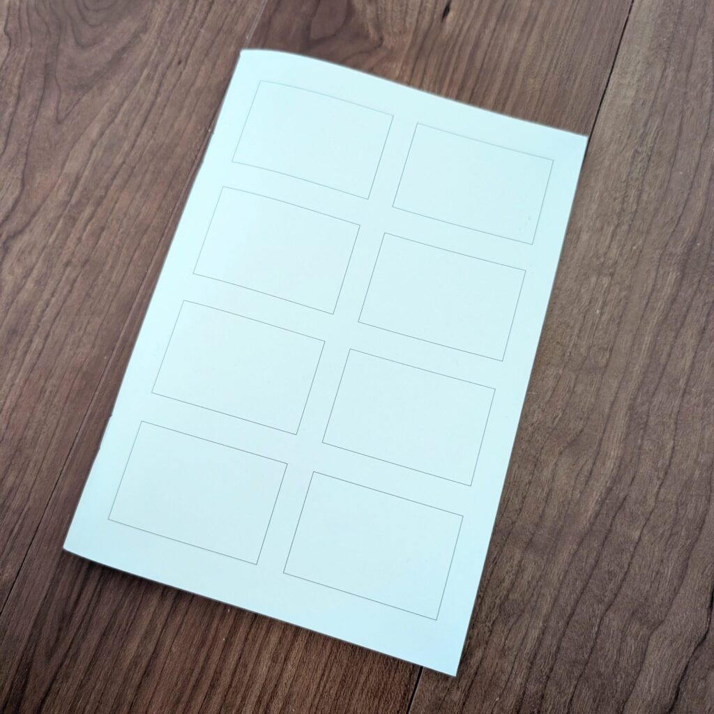 無印良品 ノート ミニ A5 週刊誌4コマ