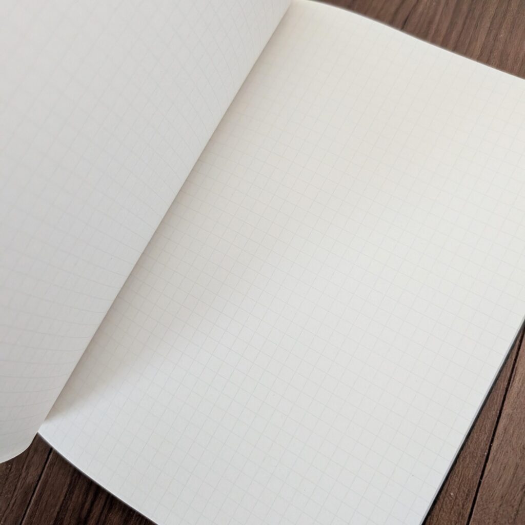 無印良品ノート A5ダークグレー 5mm方眼