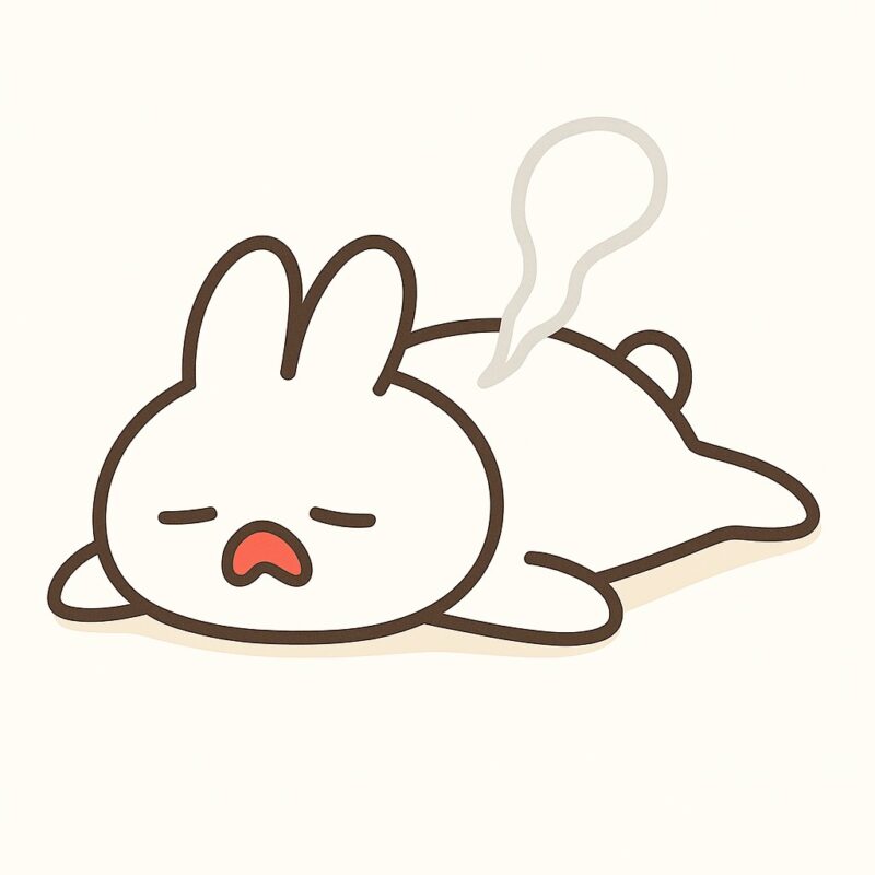 うさぎ だるい