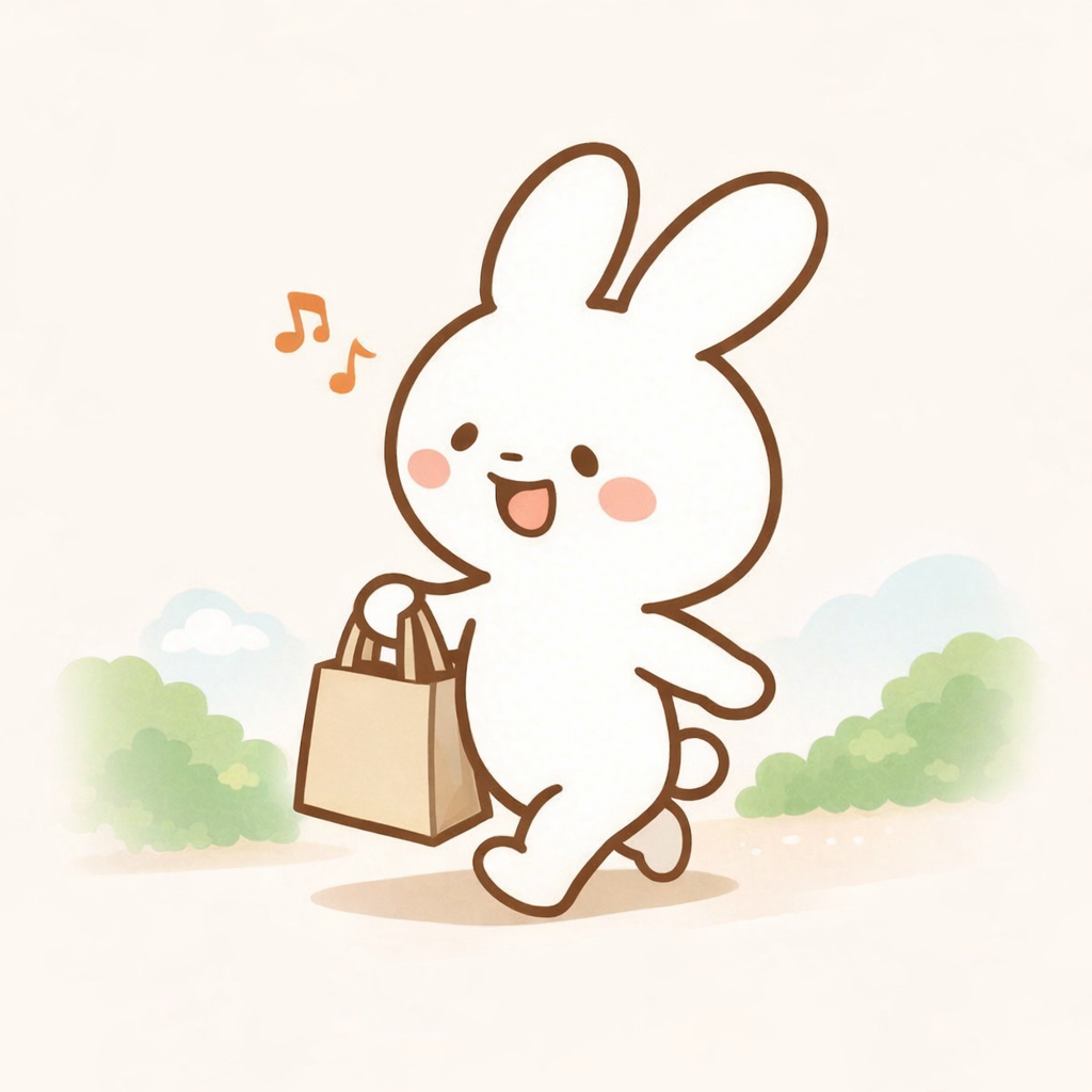 うさぎ 買い物