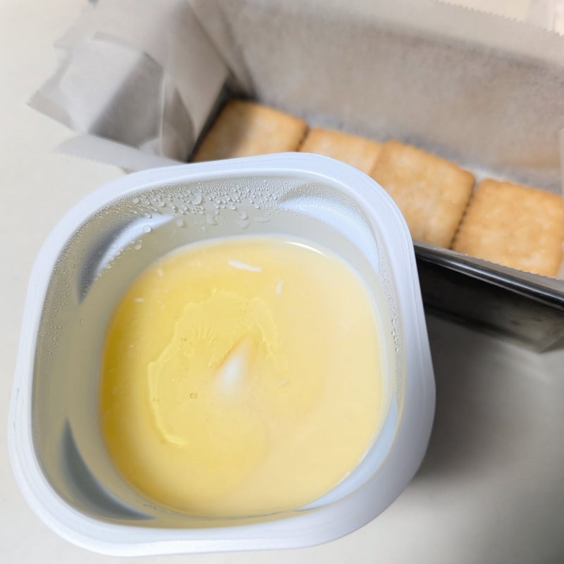 ヨーグルトとココナッツサブレのチーズケーキ