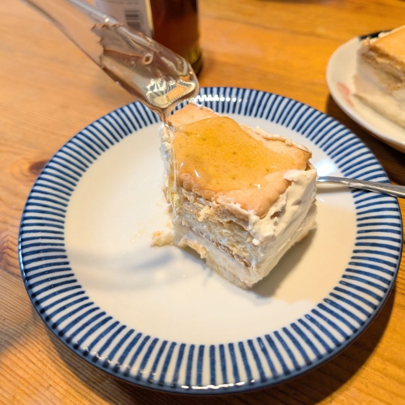 ヨーグルトチーズケーキ はちみつ