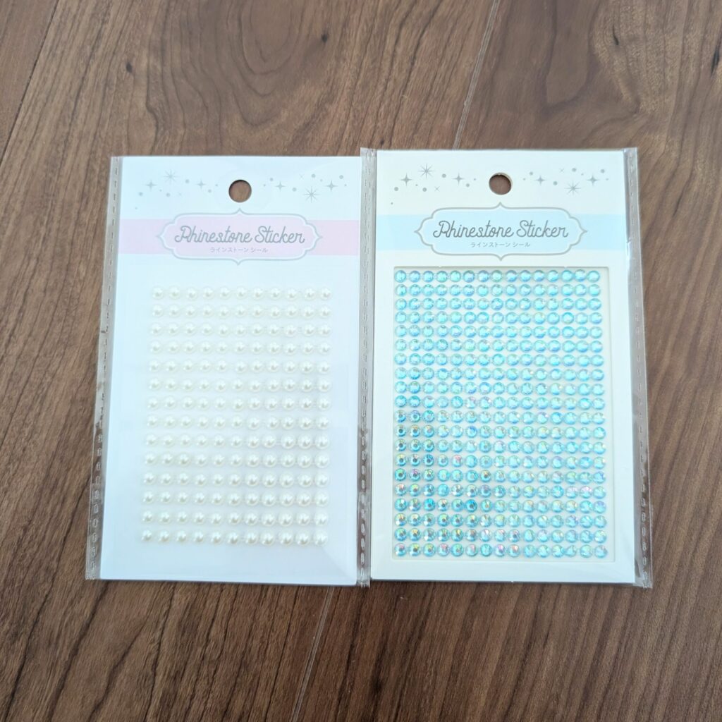 セリアのラインストーンシール