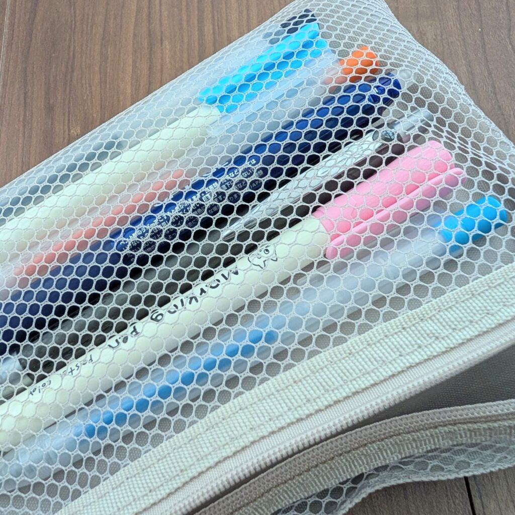 ダイソー メッシュケース B6 収納