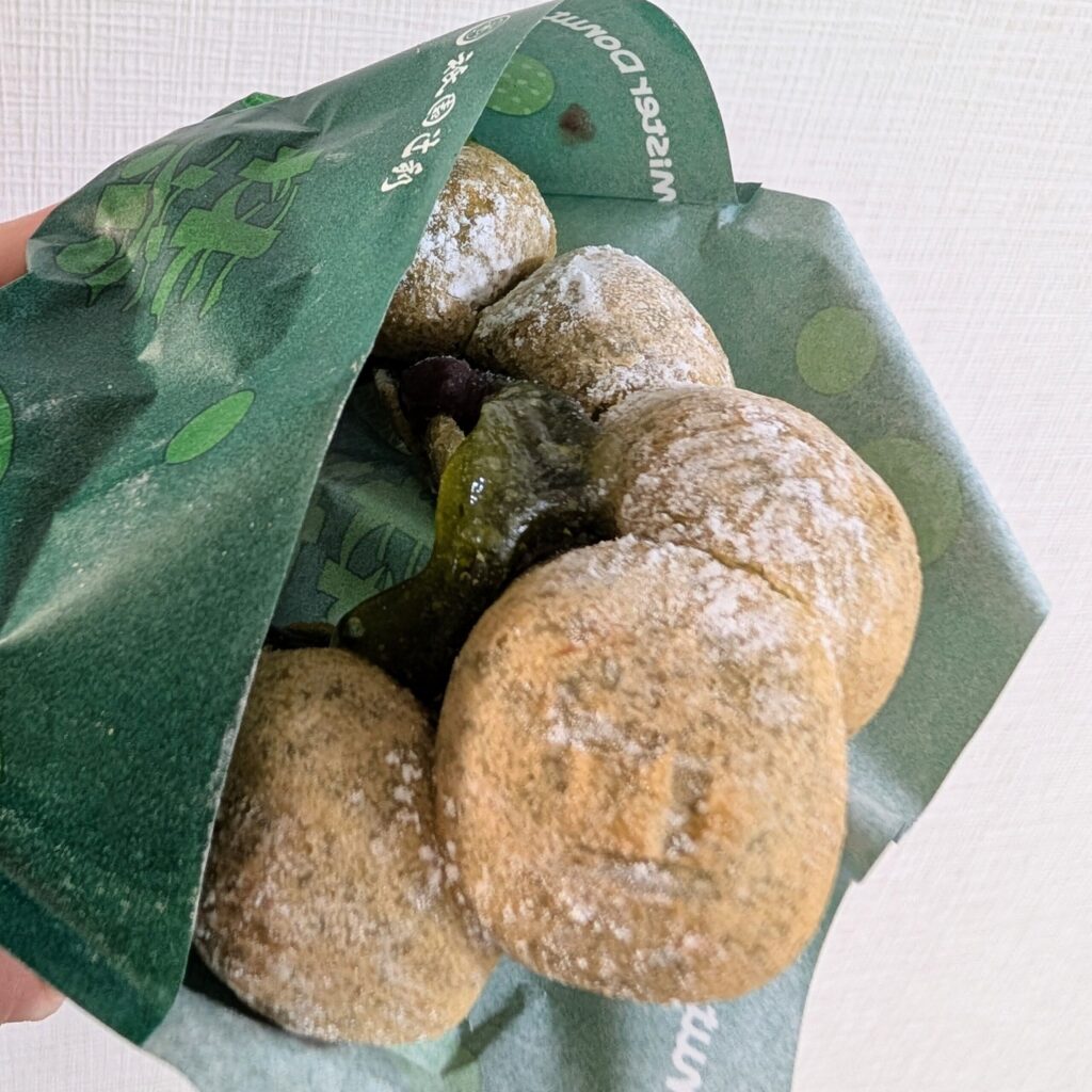 ミスドの抹茶わらびもち風ドーナツ