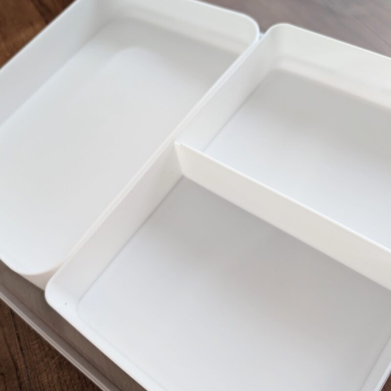 セリアのワイドキャリーケース、手芸用品収納
