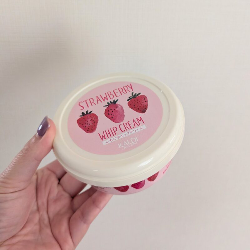 カルディいちごホイップクリーム