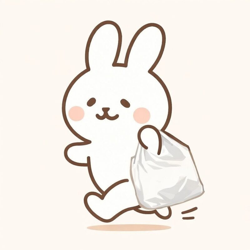 うさぎとお買い物