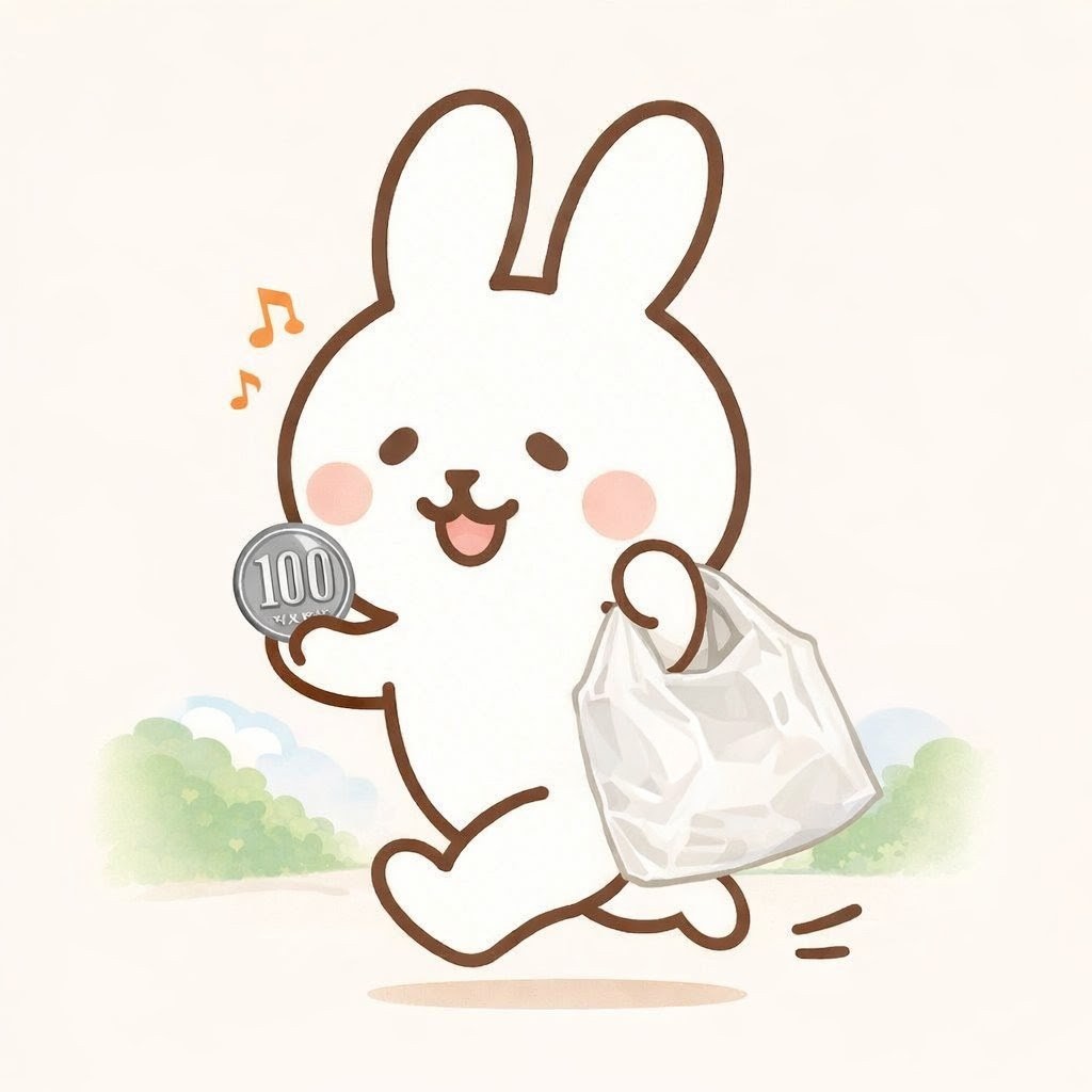 うさぎとお買い物