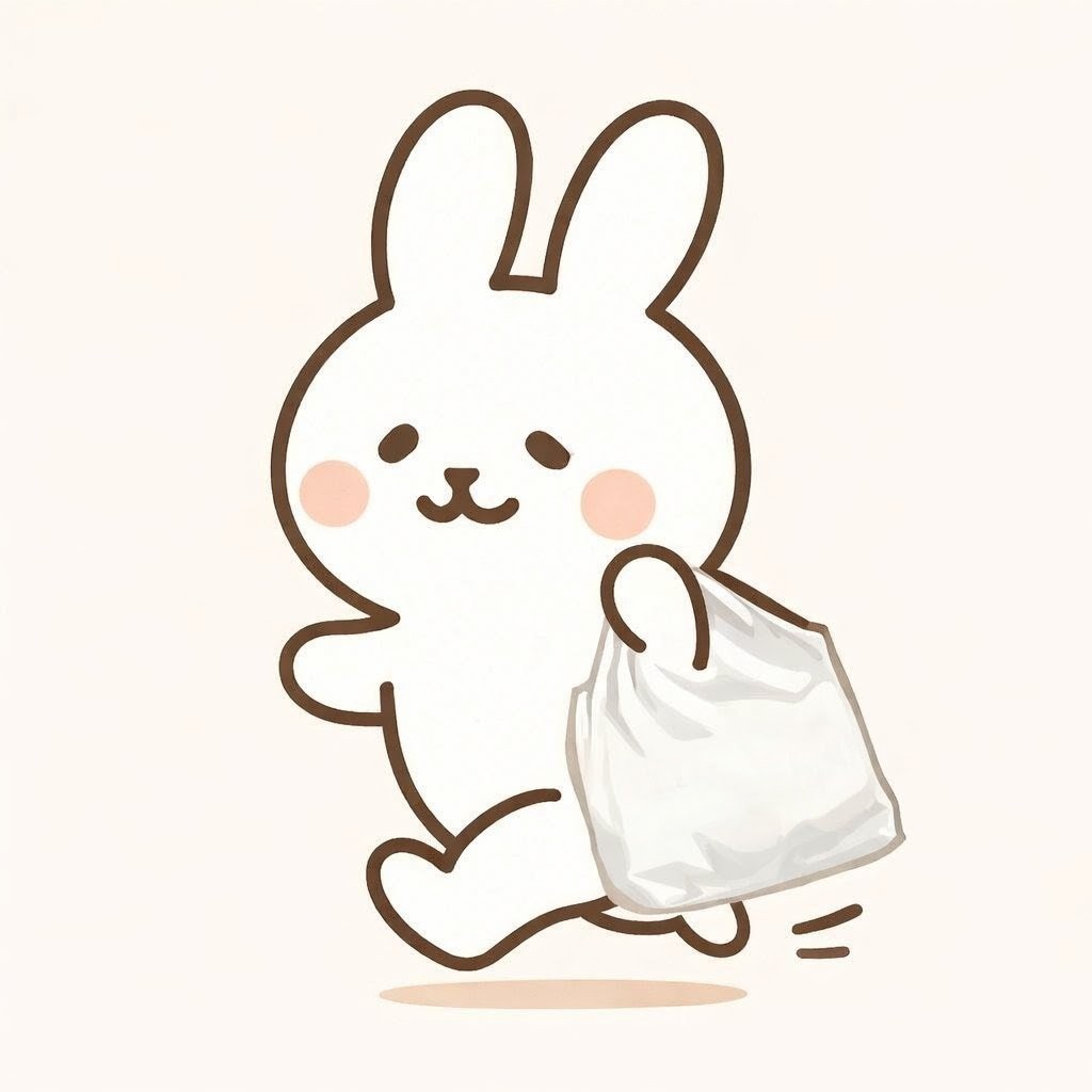 うさぎとお買い物