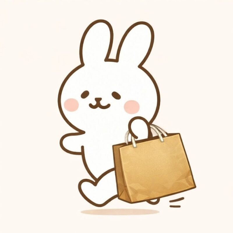 うさぎとお買い物