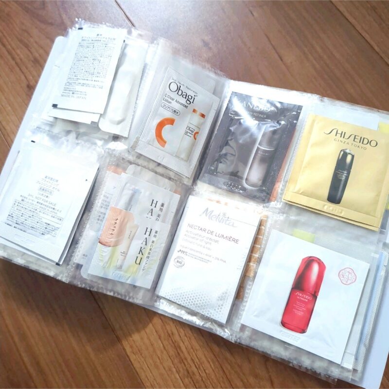 ダイソー トレーディングカードホルダー コスメサンプル収納