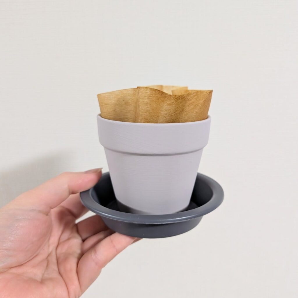 コーヒーかす消臭ポット 手作りDIY