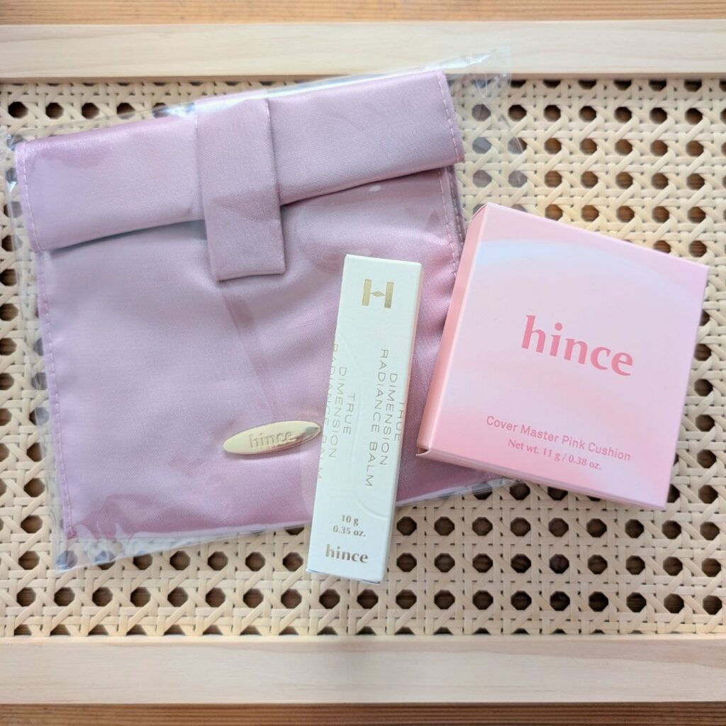 hinceのクッションファンデとバーム