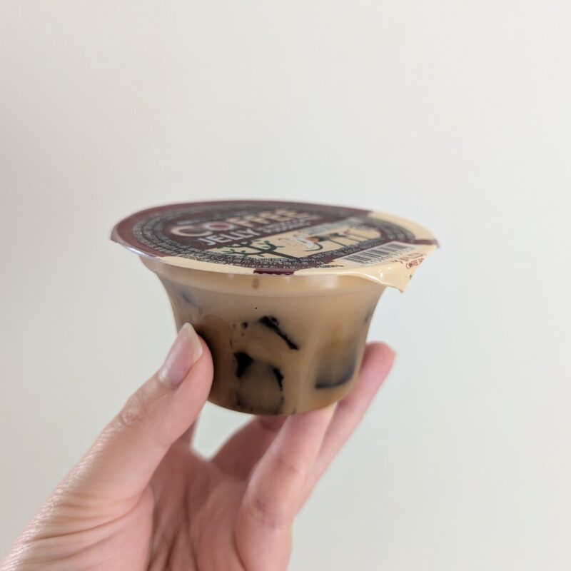 カルディのコーヒーゼリーinミルクプリン