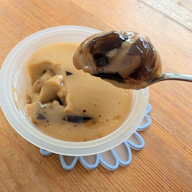 カルディのコーヒーゼリーinミルクプリン