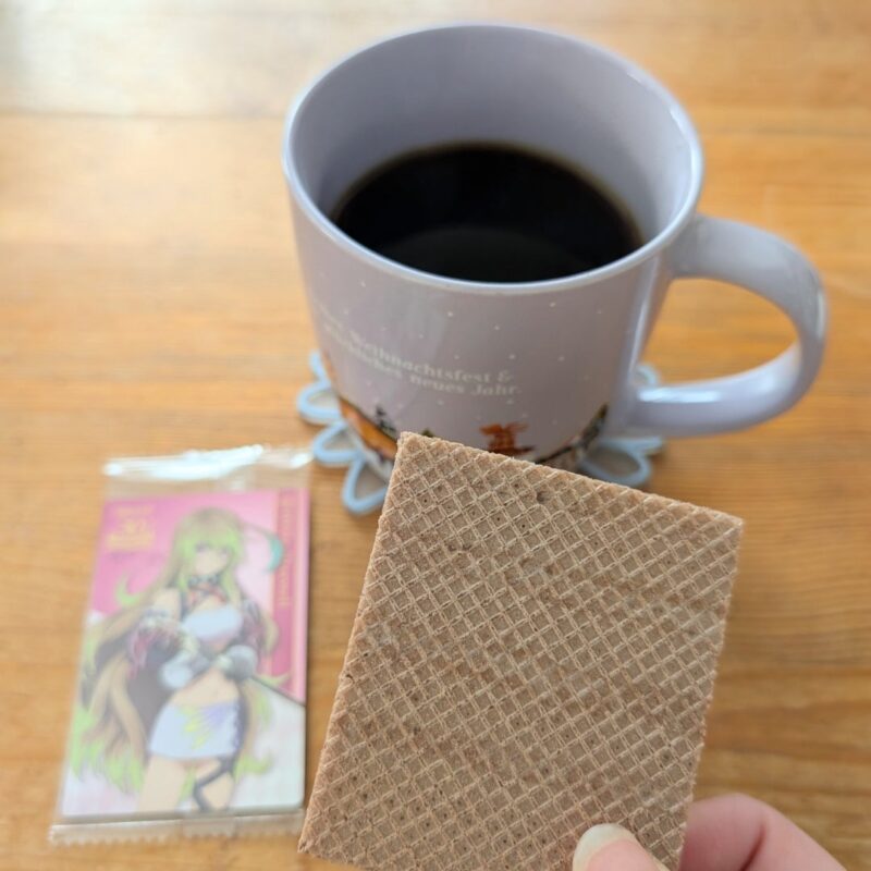 テイルズウエハースとコーヒー