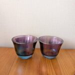 オーロラお猪口2個 セリア購入品