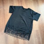 しまむら購入品 sunny house バック裾レースTシャツ