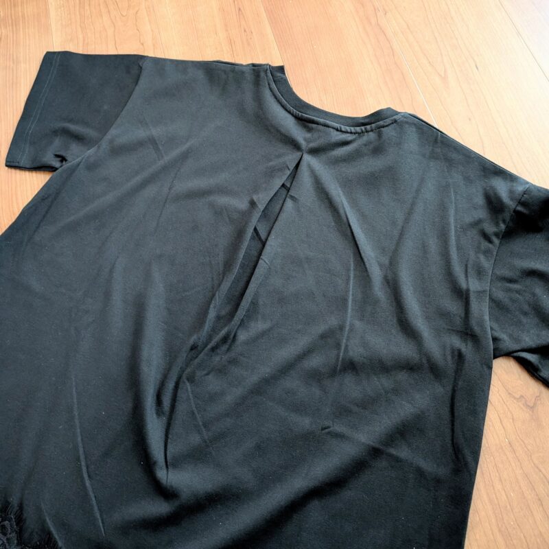 しまむら購入品 sunny house バック裾レースTシャツ