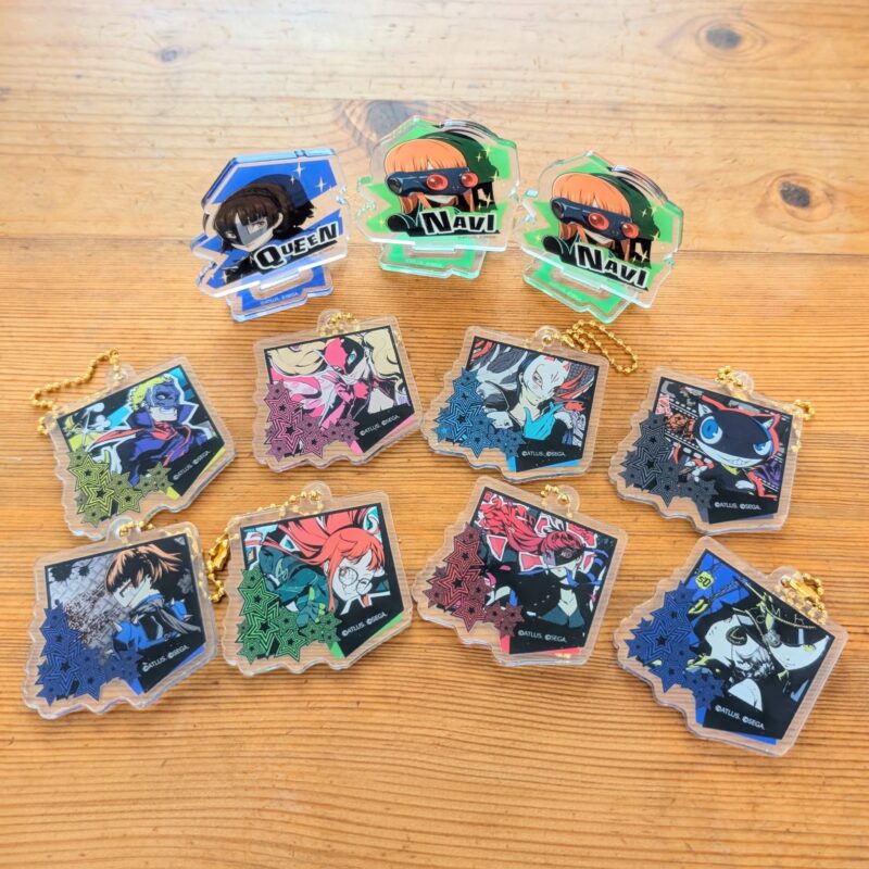 ダイソー ペルソナ５ ザ・ロイヤル アクリルスタンド アクリルキーホルダー