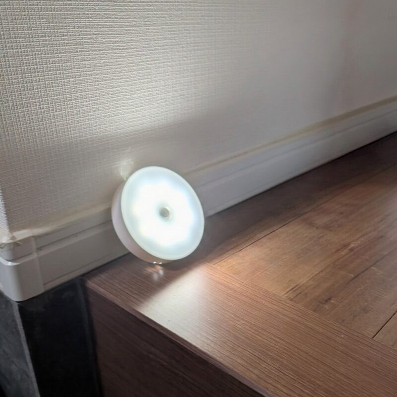 ダイソー 人感・明暗センサーLEDライト
